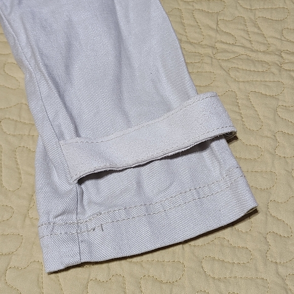 Anthropologie Linen Open Front asymmetrical jacket size L - Picture 5 of 13